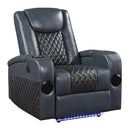Acme Furniture Alair LV02459 Power Motion Recliner with Bluetooth, Wireless Charger & Cupholder IMAGE 2