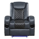 Acme Furniture Alair LV02459 Power Motion Recliner with Bluetooth, Wireless Charger & Cupholder IMAGE 3