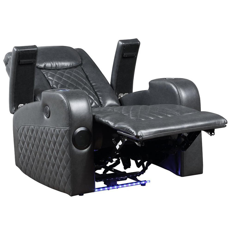 Acme Furniture Alair LV02460 Power Motion Recliner with Bluetooth, Wireless Charger & Cupholder IMAGE 7