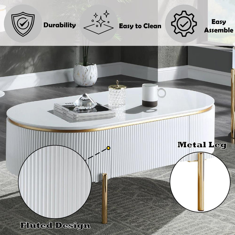 Acme Furniture Daveigh LV02464 Coffee Table IMAGE 8