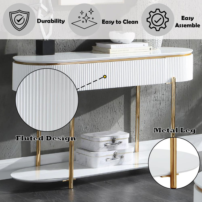 Acme Furniture Daveigh LV02466 Sofa Table IMAGE 7
