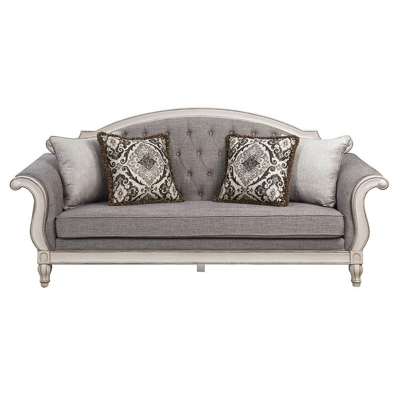 Acme Furniture Florian LV02119 Sofa with 4 Pillows IMAGE 1