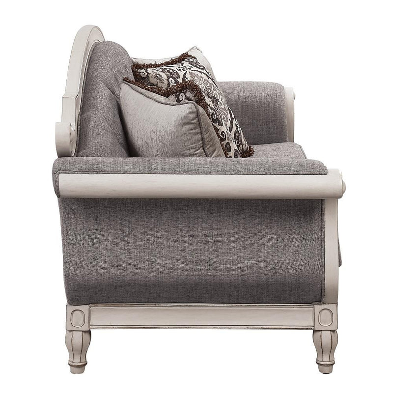 Acme Furniture Florian LV02119 Sofa with 4 Pillows IMAGE 6