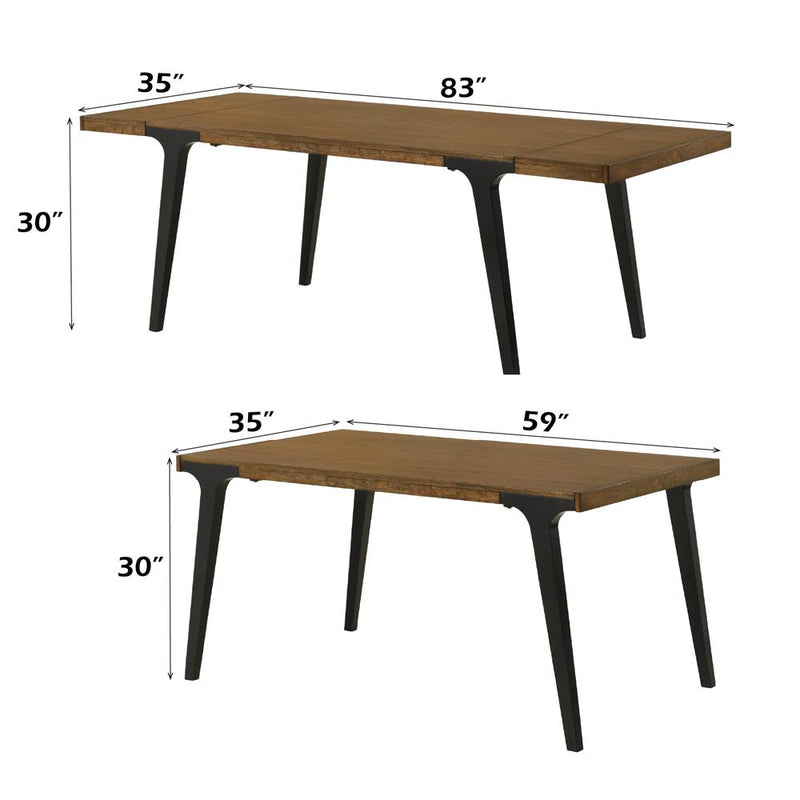 Acme Furniture Hillary DN02305 Dining Table with 2 Leaves IMAGE 12