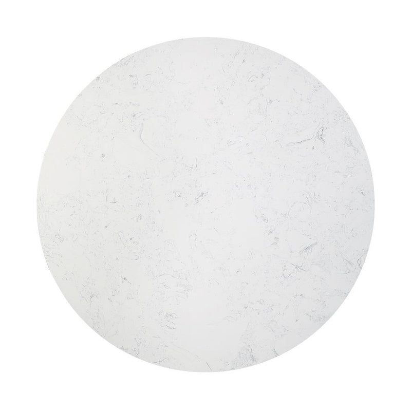 Acme Furniture Jaramillo DN02141 Round Dining Table with Engineered Marble Top IMAGE 2
