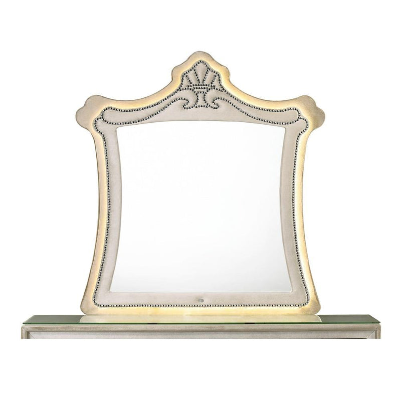 Acme Furniture Lucienne BD02337 Mirror with LED IMAGE 3