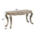 Acme Furniture Miliani LV01785 Sofa Table with Marble Top IMAGE 7