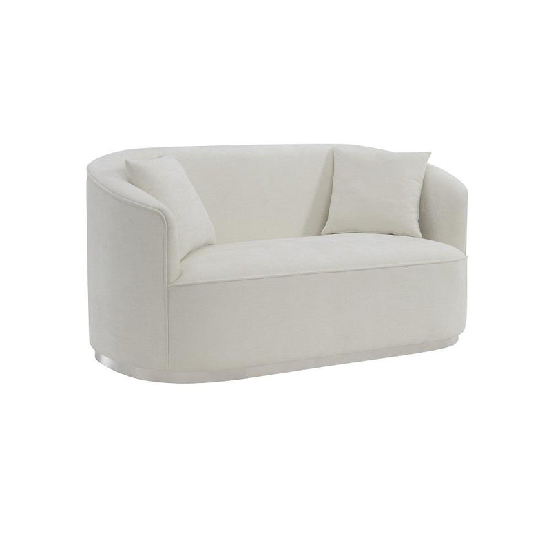 Acme Furniture Odette LV01918 Loveseat with 2 Pillows IMAGE 2