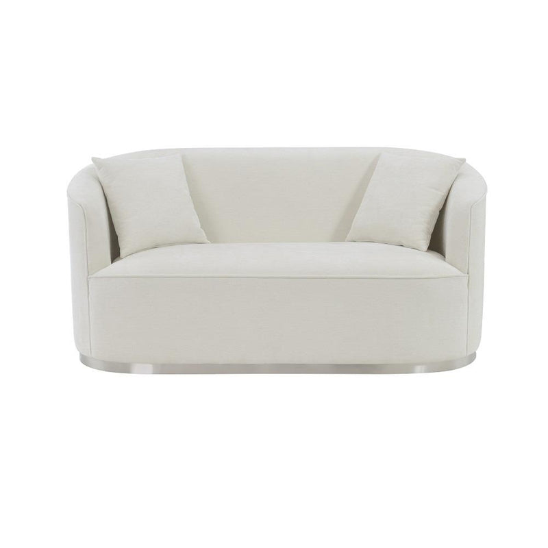 Acme Furniture Odette LV01918 Loveseat with 2 Pillows IMAGE 3
