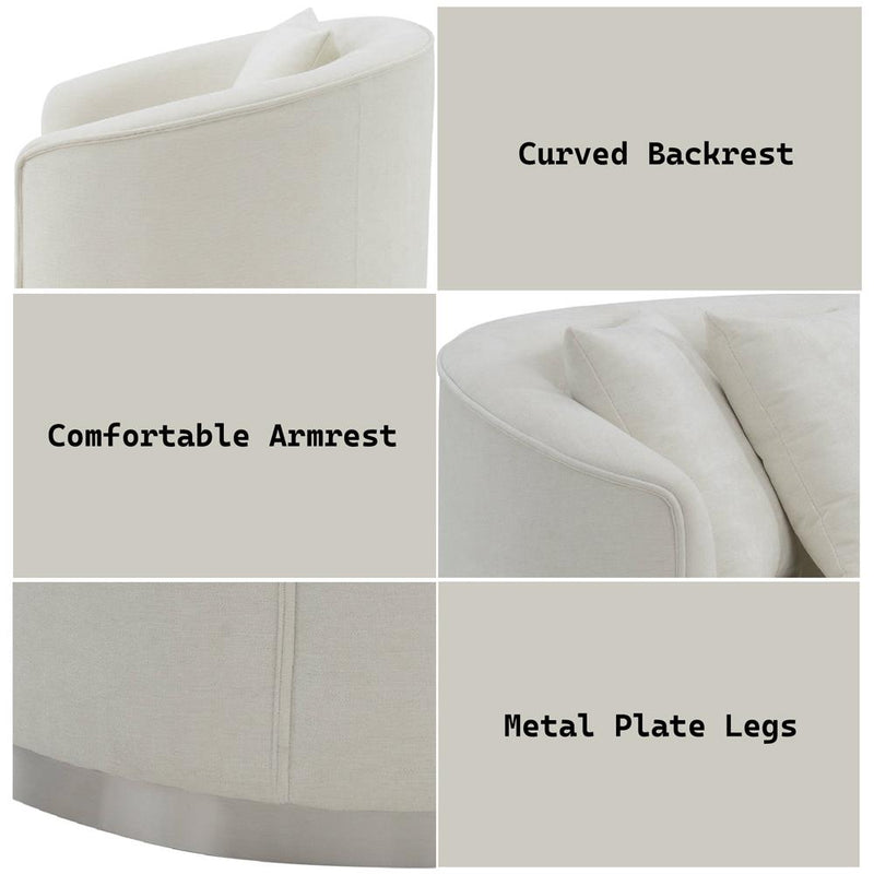 Acme Furniture Odette LV01917 Sofa with 4 Pillows IMAGE 12