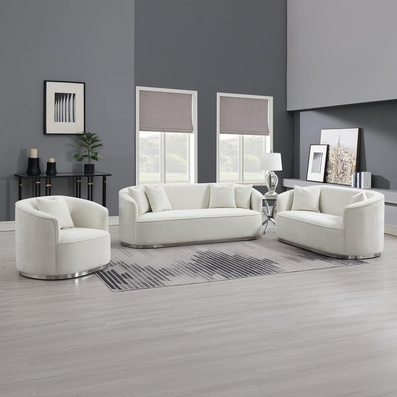 Acme Furniture Odette LV01917 Sofa with 4 Pillows IMAGE 7