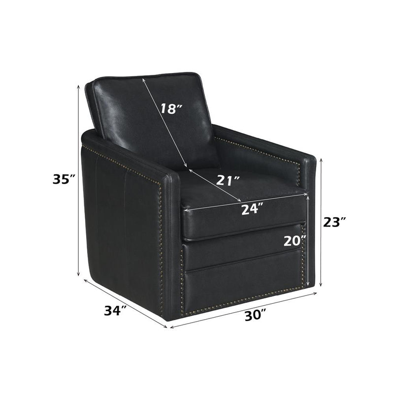 Acme Furniture Rocha AC01885 Swivel Chair with Glider IMAGE 6