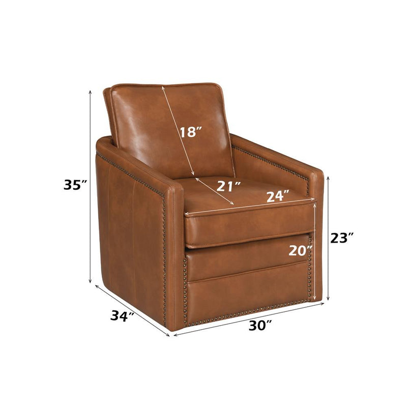 Acme Furniture Rocha AC01886 Swivel Chair with Glider IMAGE 6