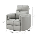 Acme Furniture Sagen LV01880 Recliner with Swivel & Glider IMAGE 7