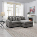 Acme Furniture Tavia LV01882 Reversible Sectional Sofa with 6 Pillows IMAGE 1