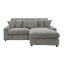 Acme Furniture Tavia LV01882 Reversible Sectional Sofa with 6 Pillows IMAGE 3
