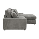 Acme Furniture Tavia LV01882 Reversible Sectional Sofa with 6 Pillows IMAGE 4