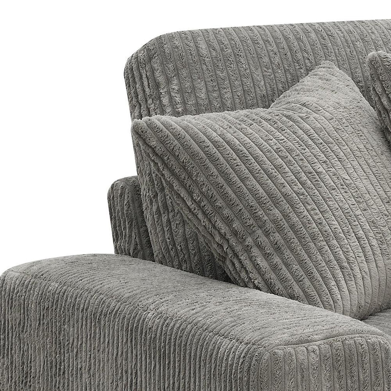 Acme Furniture Tavia LV01882 Reversible Sectional Sofa with 6 Pillows IMAGE 6