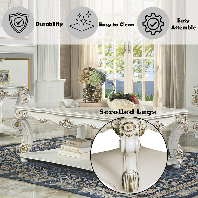 Acme Furniture Vendome LV01526 Square Coffee Table IMAGE 11
