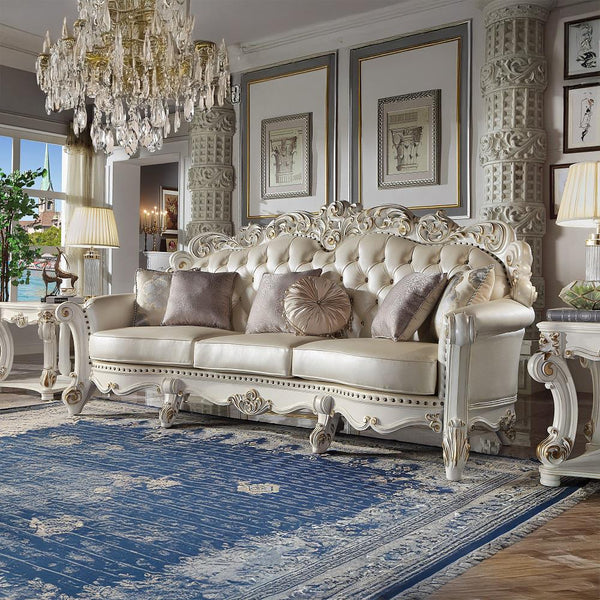 Acme Furniture Vendome LV01525 Oversized Sofa with 6 Pillows IMAGE 1