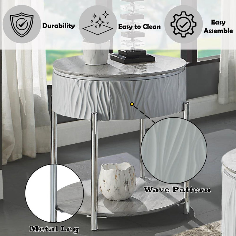 Acme Furniture Yukino LV02412 End Table IMAGE 11