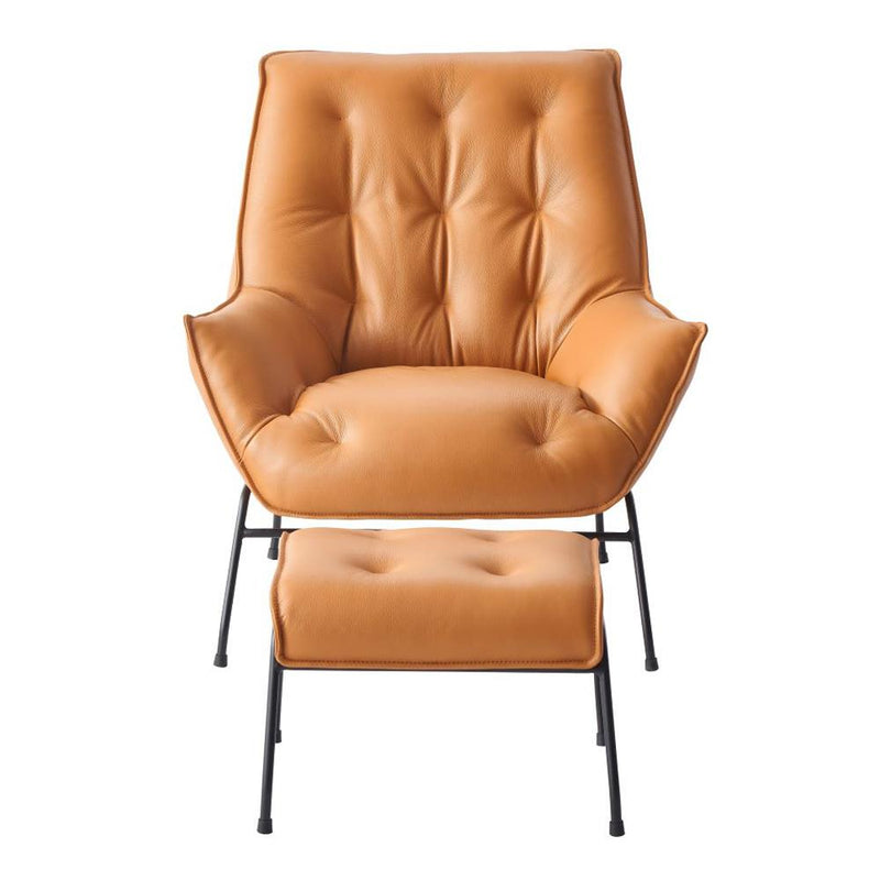 Acme Furniture Zusa AC02379 Accent Chair & Ottoman IMAGE 3