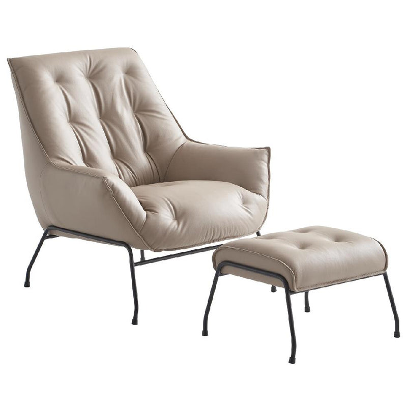 Acme Furniture Zusa AC02381 Accent Chair & Ottoman IMAGE 2