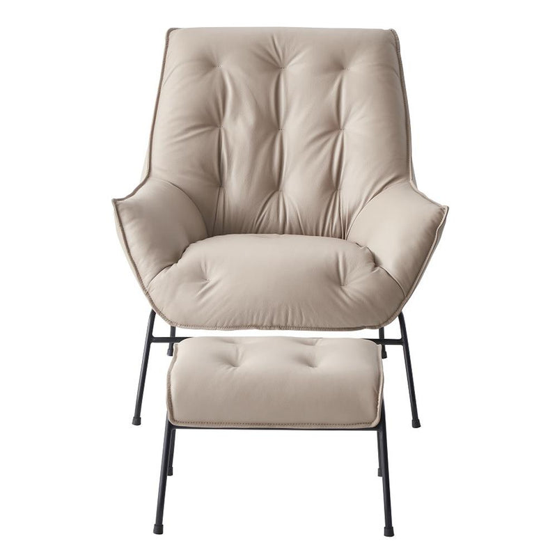Acme Furniture Zusa AC02381 Accent Chair & Ottoman IMAGE 3