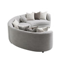 Acme Furniture Ivria LV02541 Sectional Sofa with 9 Pillows IMAGE 4