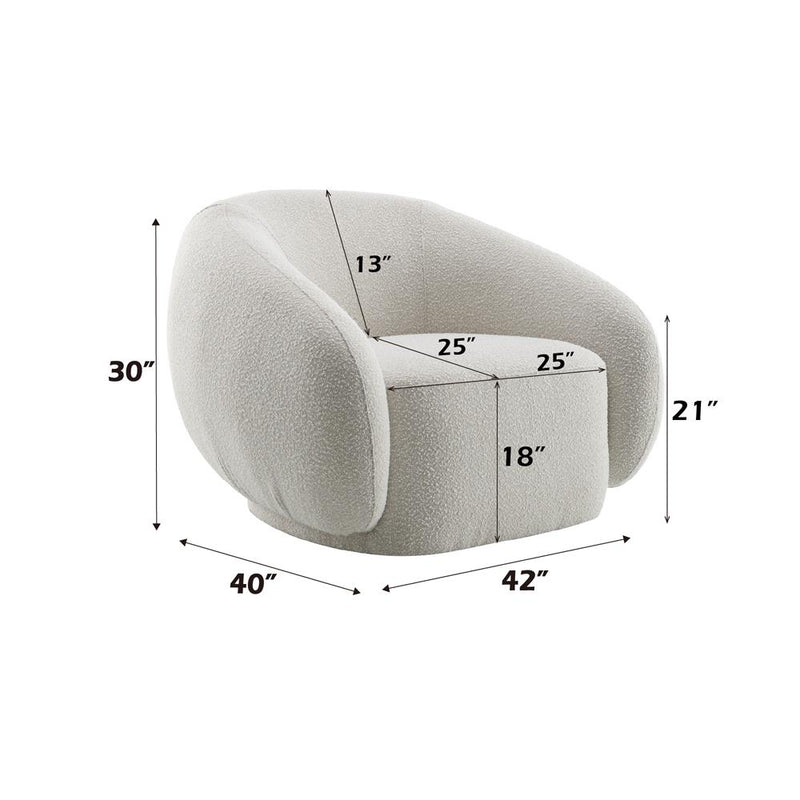 Acme Furniture Isabel LV02543 Chair with Swivel IMAGE 10
