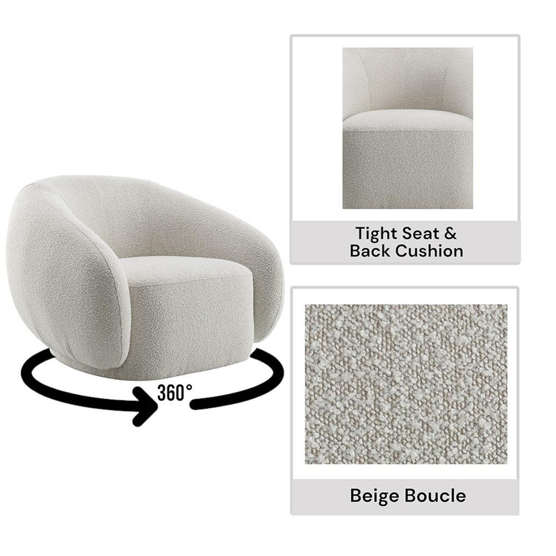 Acme Furniture Isabel LV02543 Chair with Swivel IMAGE 7