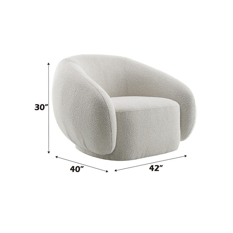 Acme Furniture Isabel LV02543 Chair with Swivel IMAGE 9