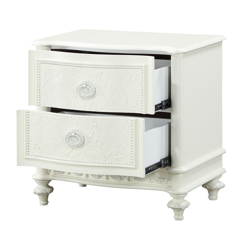 Acme Furniture Dorothy BD02266 Nightstand with 2 Drawers IMAGE 4