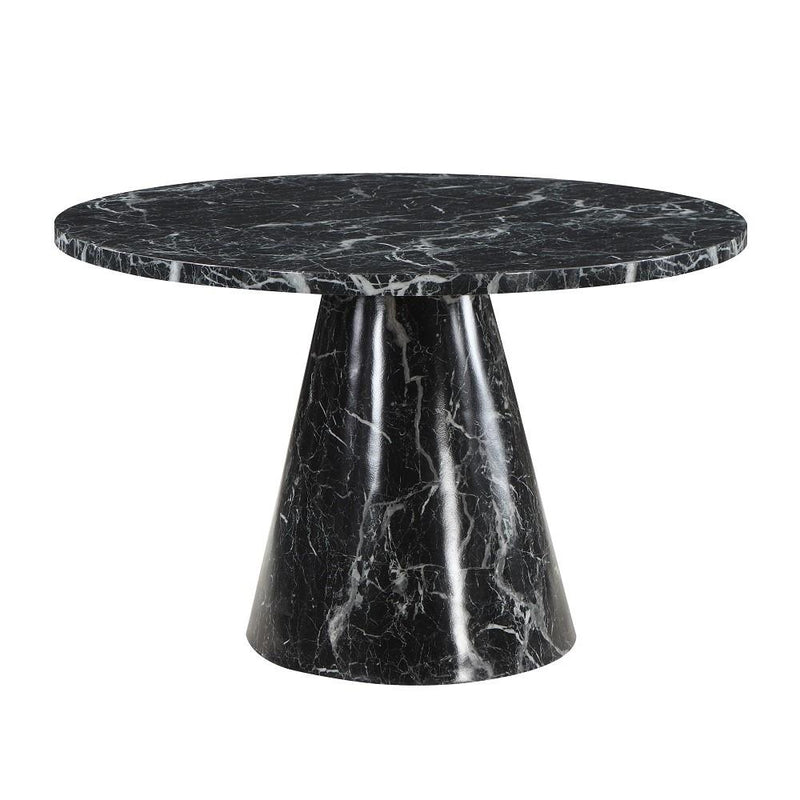 Acme Furniture Hollis DN02155 Dining Table with Engineered Stone Top IMAGE 2