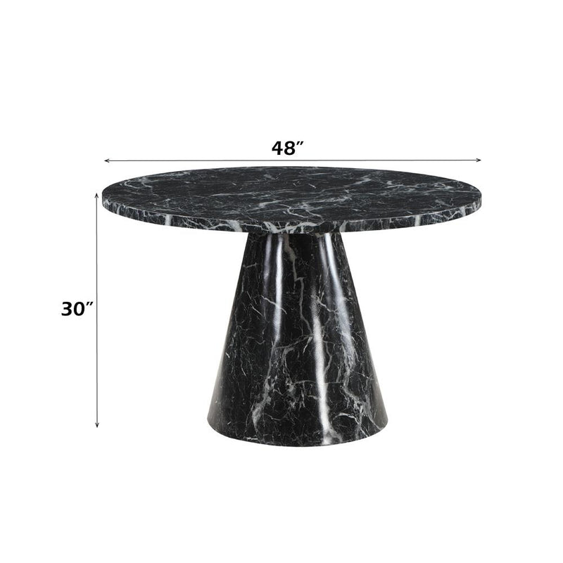 Acme Furniture Hollis DN02155 Dining Table with Engineered Stone Top IMAGE 7