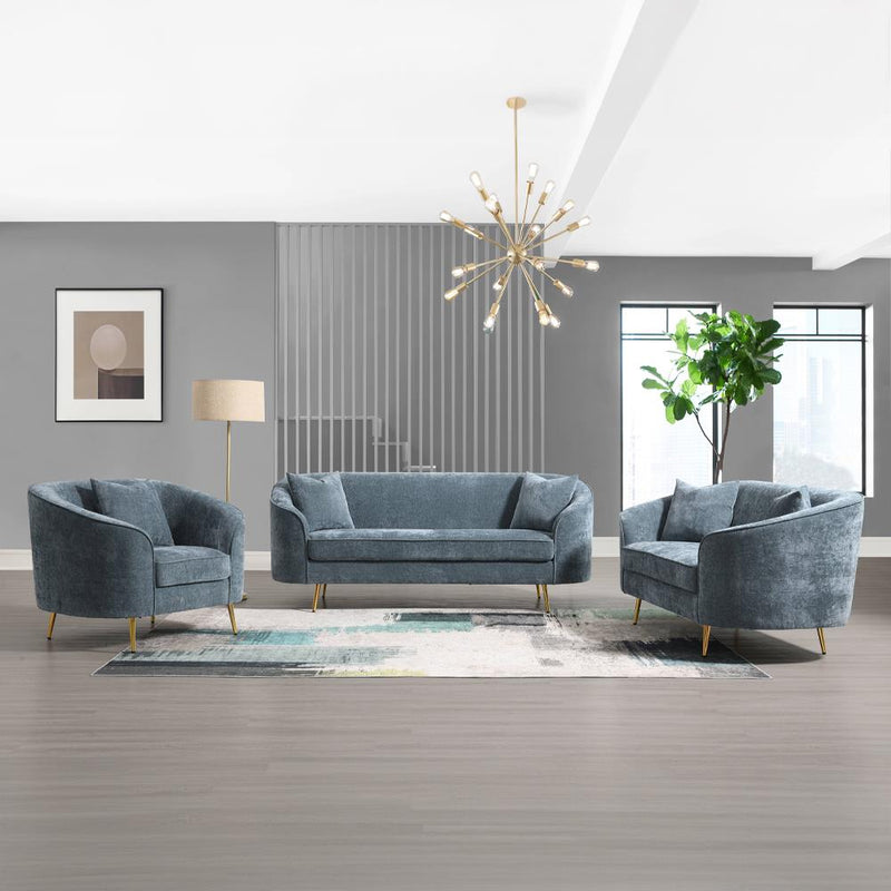 Acme Furniture Nakendra LV01920 Sofa with 2 Pillows IMAGE 6