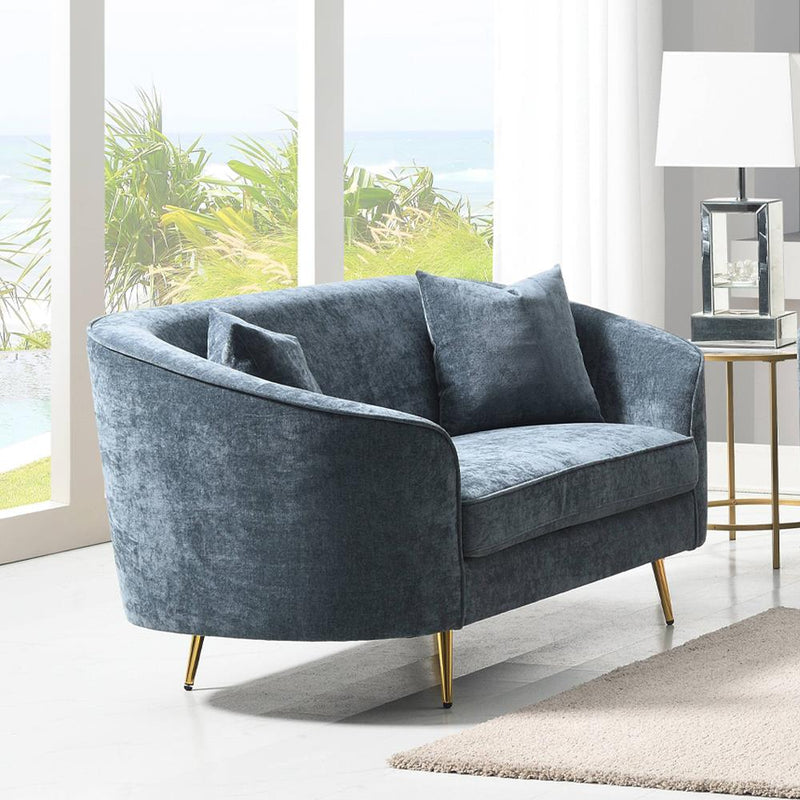 Acme Furniture Nakendra LV01921 Loveseat with 2 Pillows IMAGE 1