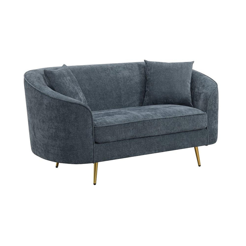Acme Furniture Nakendra LV01921 Loveseat with 2 Pillows IMAGE 2