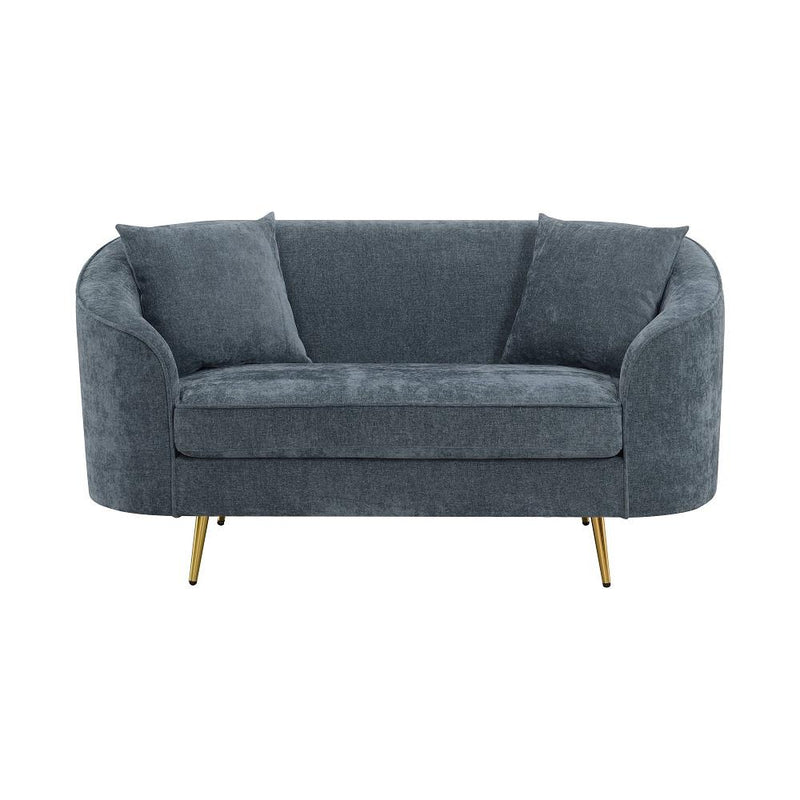 Acme Furniture Nakendra LV01921 Loveseat with 2 Pillows IMAGE 3