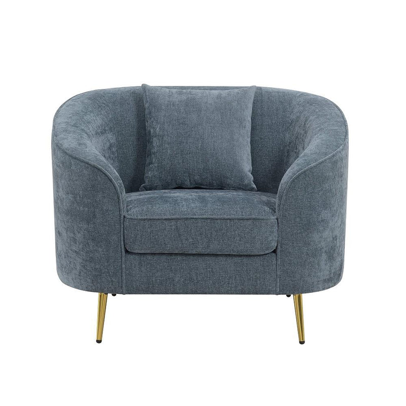 Acme Furniture Nakendra LV01922 Chair with Pillow IMAGE 3