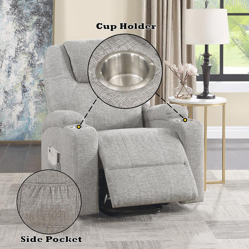 Acme Furniture Evander LV02180 Recliner with Power Lift & Massage IMAGE 11