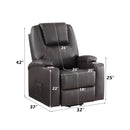 Acme Furniture Evander LV02181 Recliner with Power Lift & Massage IMAGE 10