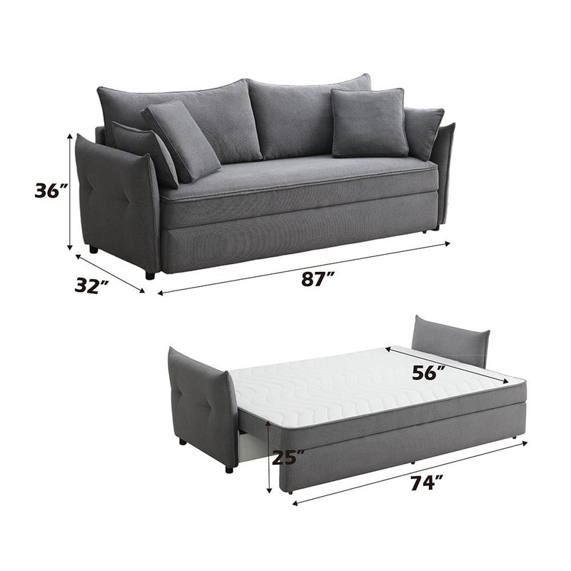 Acme Furniture Irina LV03100 Sofa with Sleeper IMAGE 10