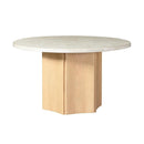 Acme Furniture Adalynn DN02875 Round Dining Table with Marble Top IMAGE 2