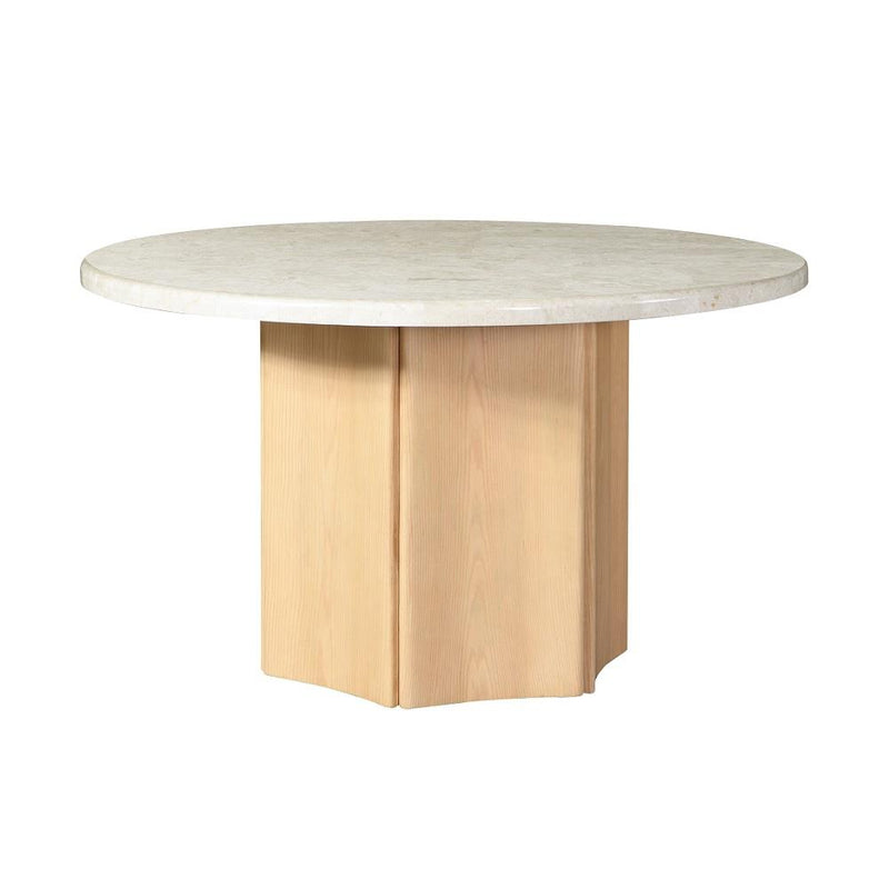 Acme Furniture Adalynn DN02875 Round Dining Table with Marble Top IMAGE 2