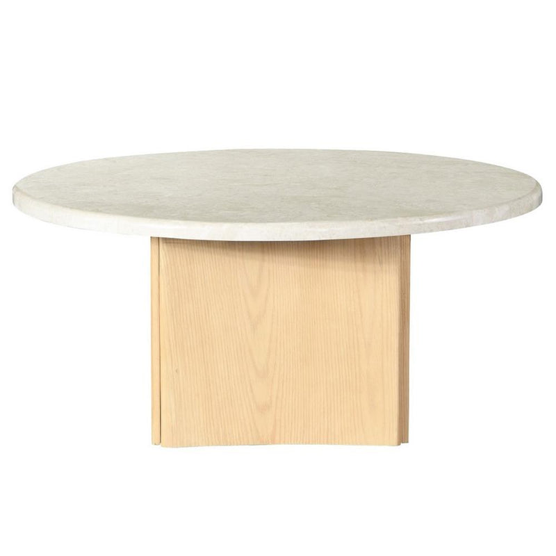 Acme Furniture Qwin LV03005 Coffee Table with Marble Top IMAGE 3