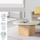 Acme Furniture Qwin LV03005 Coffee Table with Marble Top IMAGE 5