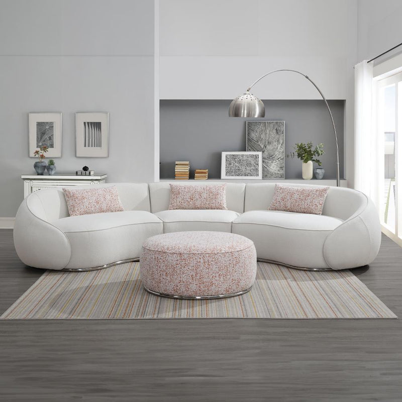 Acme Furniture Sahara LV03010 Sectional Sofa with 3 Pillows IMAGE 19