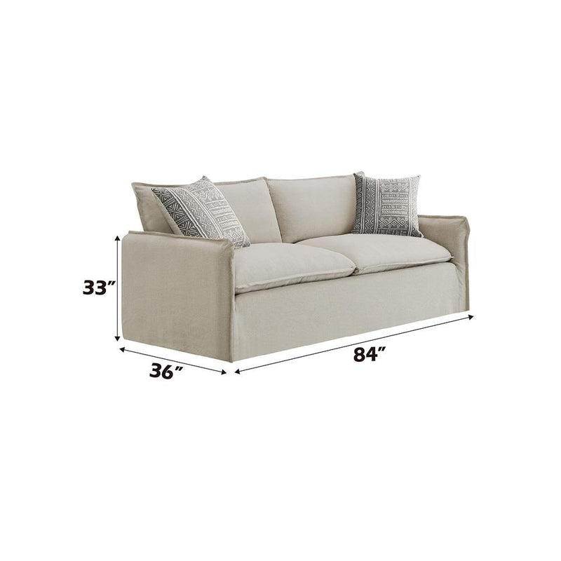 Acme Furniture Upendo LV03080 Sofa with 2 Pillows IMAGE 3