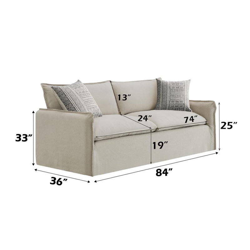 Acme Furniture Upendo LV03080 Sofa with 2 Pillows IMAGE 4